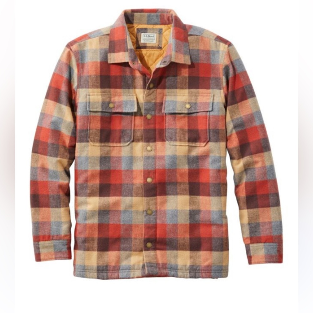 Men's Plaid Jacket - apple cinnamon colorway size xxl regular fit NWT
